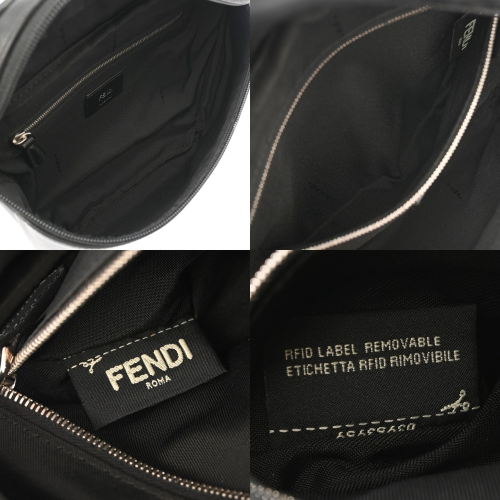 FENDI Leather Waist Bag Black - Picture 9 of 10